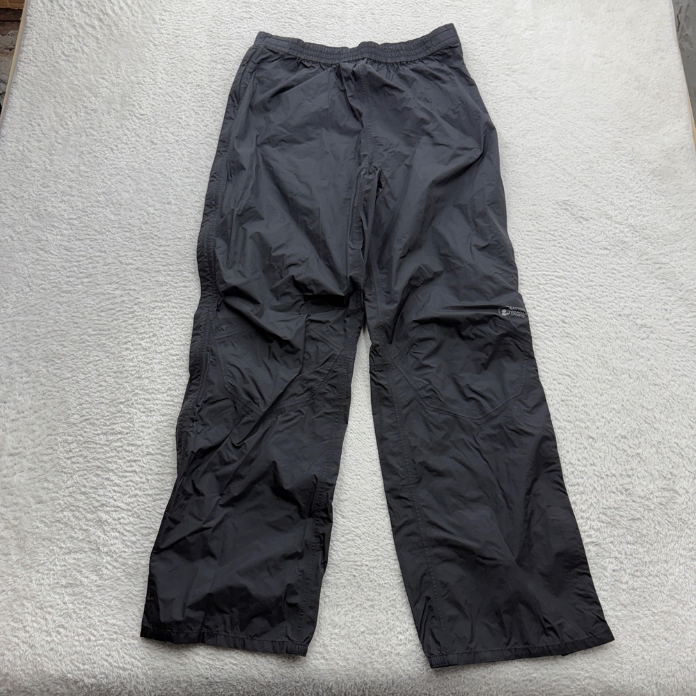 Eastern Mountain Sports Mens Black Nylon Ripstop Rain Hiking Pants Small Short